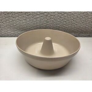 Anchor Hocking Microware Ring Mold Pan Beige PM459-TI 9 Inch Round USA Made